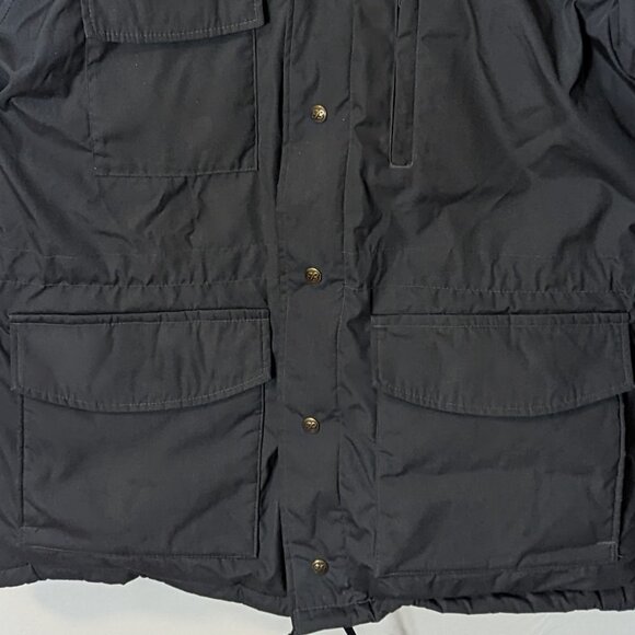 Vintage Goose Down Puffer Eddie Bauer Jacket Size XL Winter Grey - Picture 7 of 10